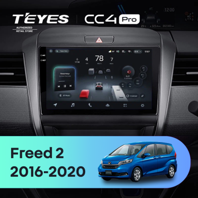Штатная магнитола Teyes CC4 Pro 12/256 Honda Freed 2 (2016-2020)