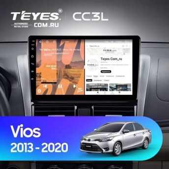 Штатная магнитола Teyes CC3L 4/32 Toyota Vios XP150 (2013-2020)