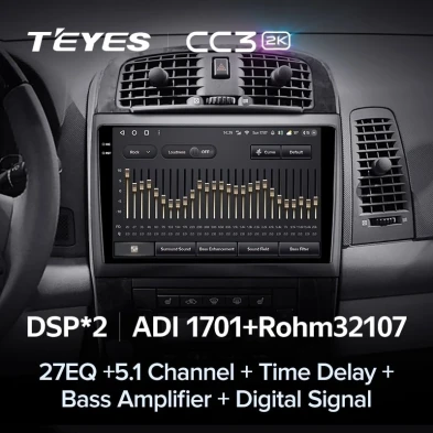 Штатная магнитола Teyes CC3 2K 360 6/128 Cadillac CTS (2002-2007)