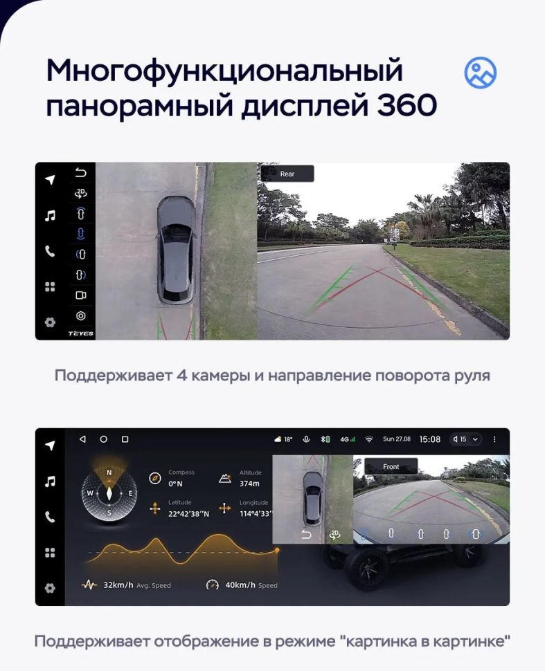 Штатная магнитола Teyes LUX ONE 360 6/128 Honda Accord 9 CR (2012-2018)