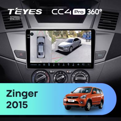 Штатная магнитола Teyes CC4 Pro 360 8/128 Mitsubishi Zinger 2015+