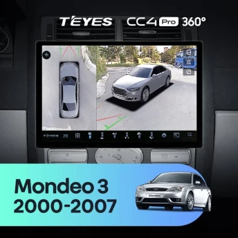 Штатная магнитола Teyes CC4 Pro 360 12/256 Ford Mondeo 3 (2000-2007) F2 (13")