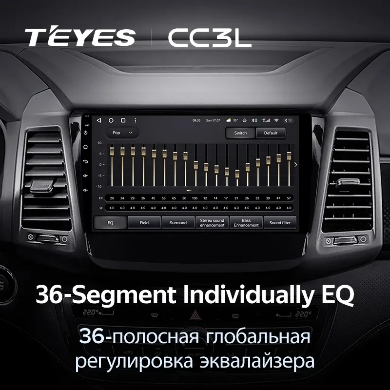 Штатная магнитола Teyes CC3L 4/64 SsangYong Rexton Y450 Y400 (2018-2021)