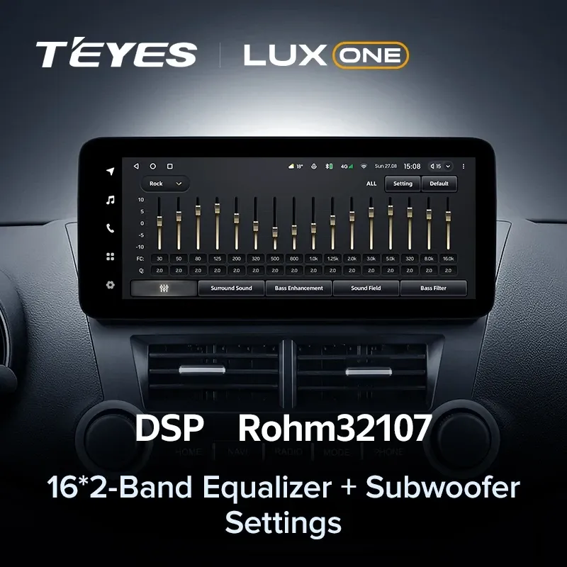 Штатная магнитола Teyes LUX ONE 4/32 Toyota Highlander 2 XU40 (2007-2013)