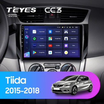 Штатная магнитола Teyes CC3 4/32 Nissan Tiida C13 (2015-2018)