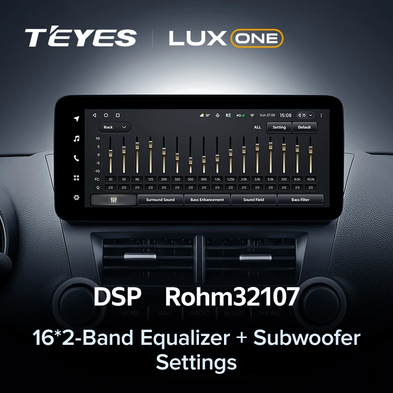 Штатная магнитола Teyes LUX ONE 6/128 Toyota Highlander 2 XU40 (2007-2013)