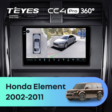 Штатная магнитола Teyes CC4 Pro 360 8/128 Honda Element YH (2002-2011)